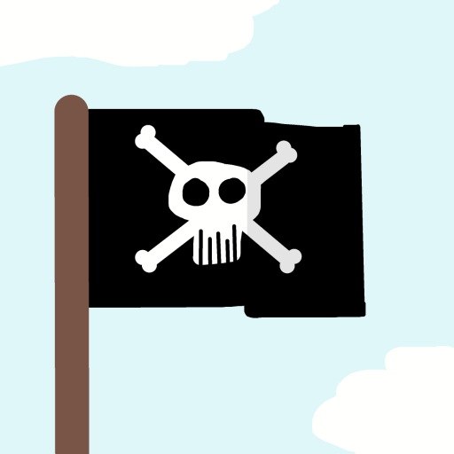 Pirate Flag drawing by jashezilla