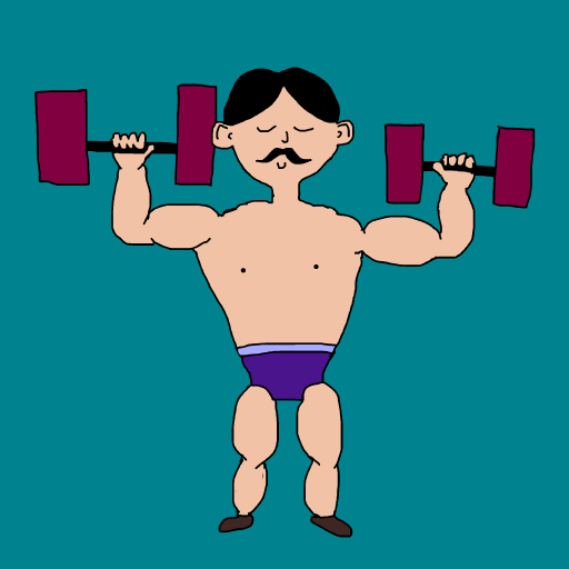 Strongman drawing by krissywissy