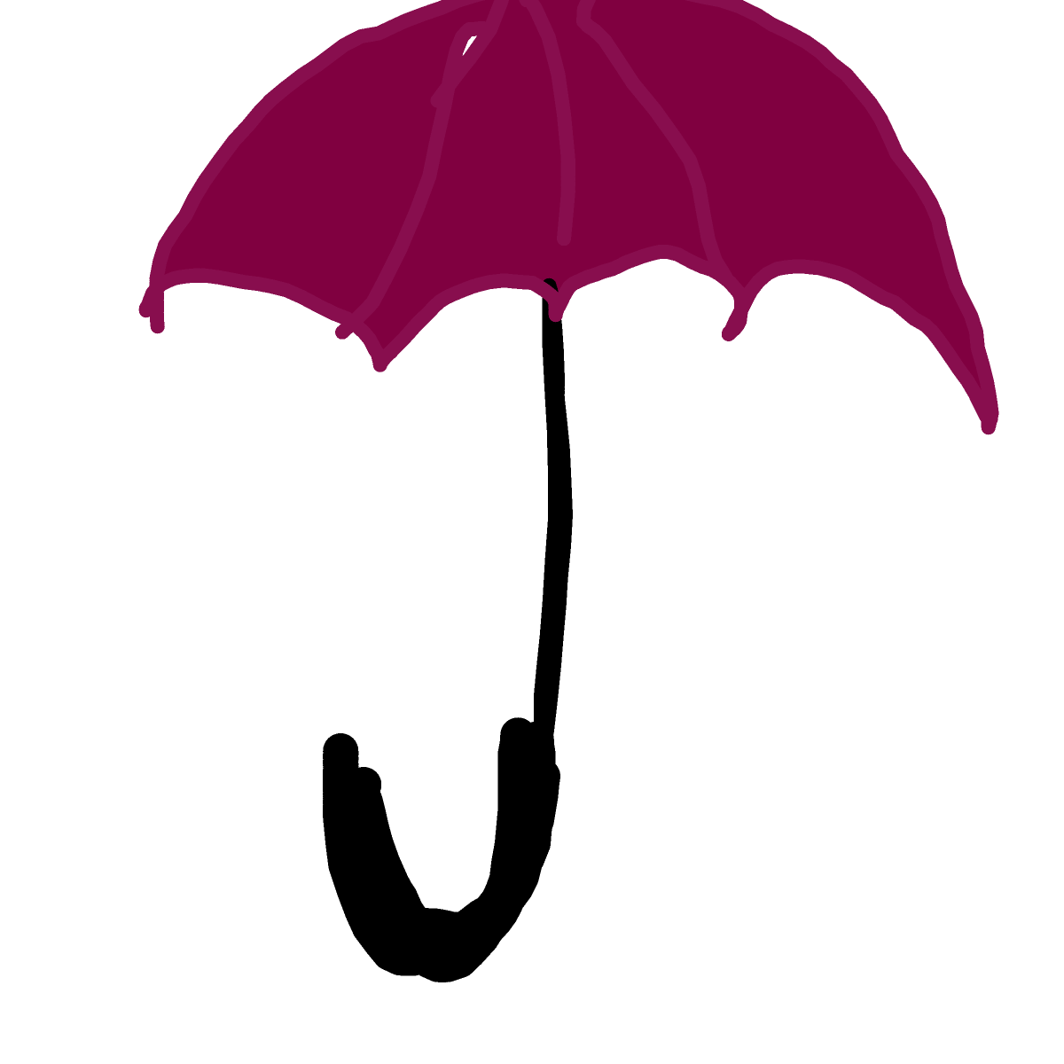 Umbrella drawing by Bri3