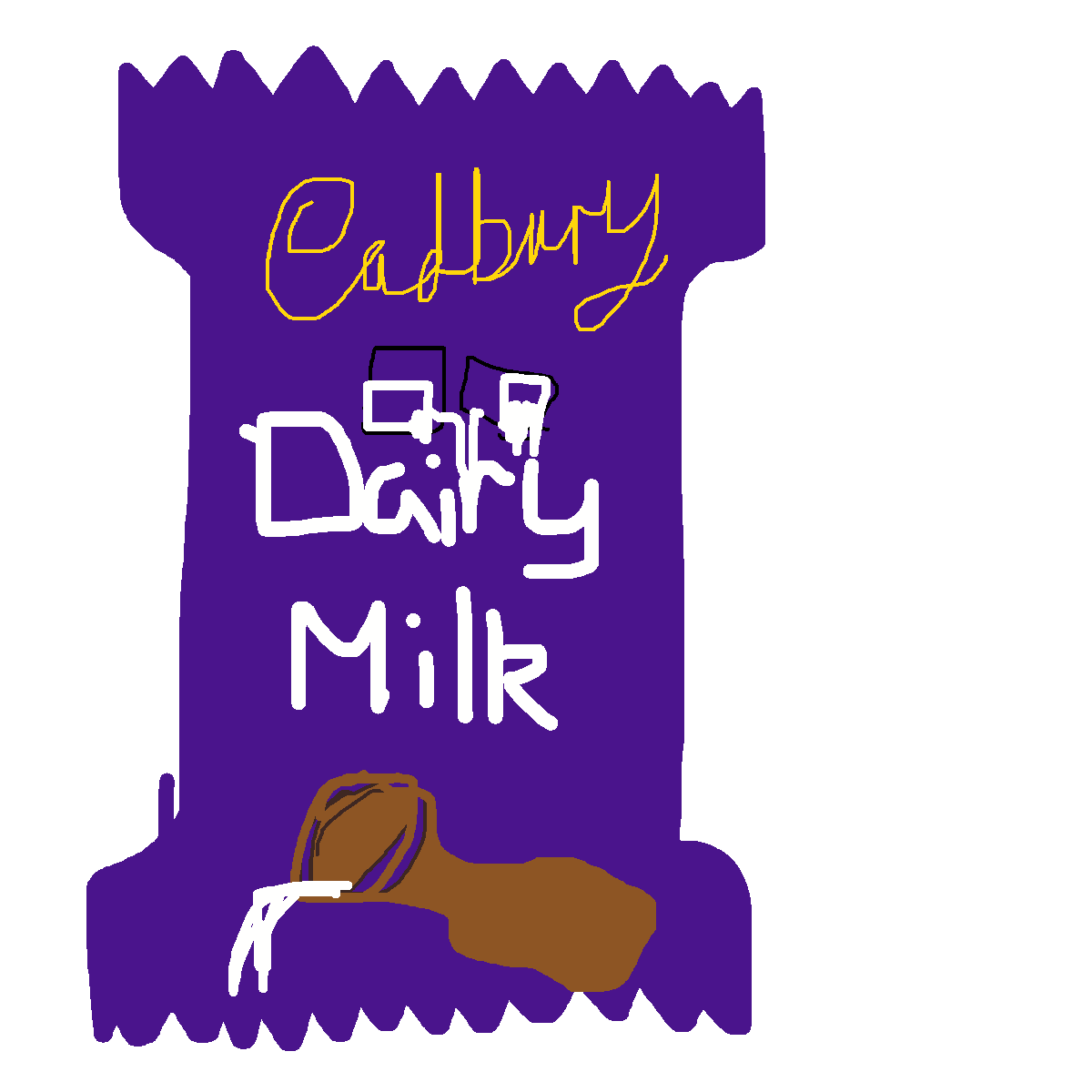 Chocolate drawing by mikestam195