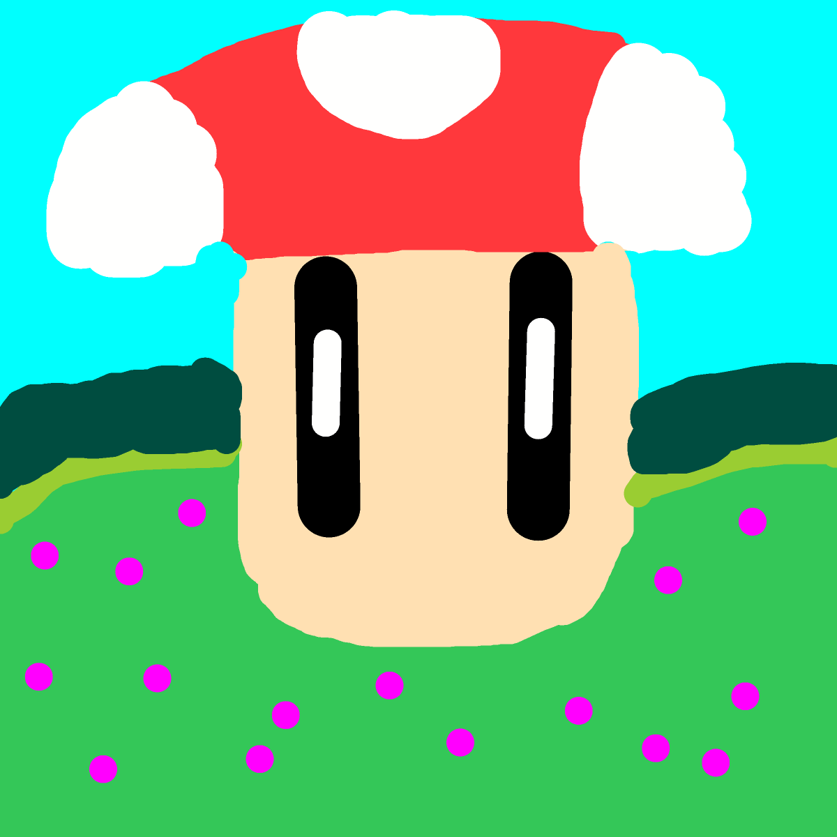 Super Mushroom drawing by icy-cream-eye
