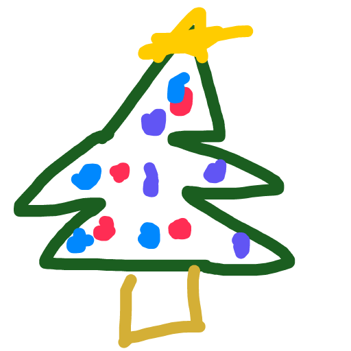 XMas Tree drawing by jester