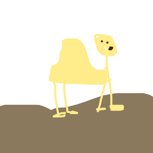 Camel drawing by spaige