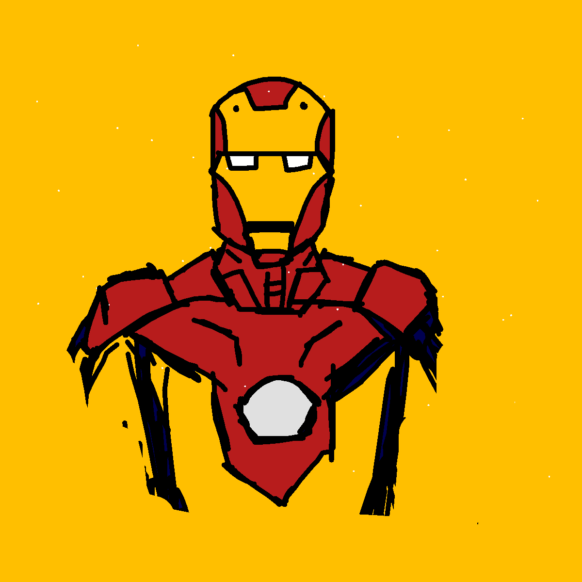 Iron Man drawing by shahadudu
