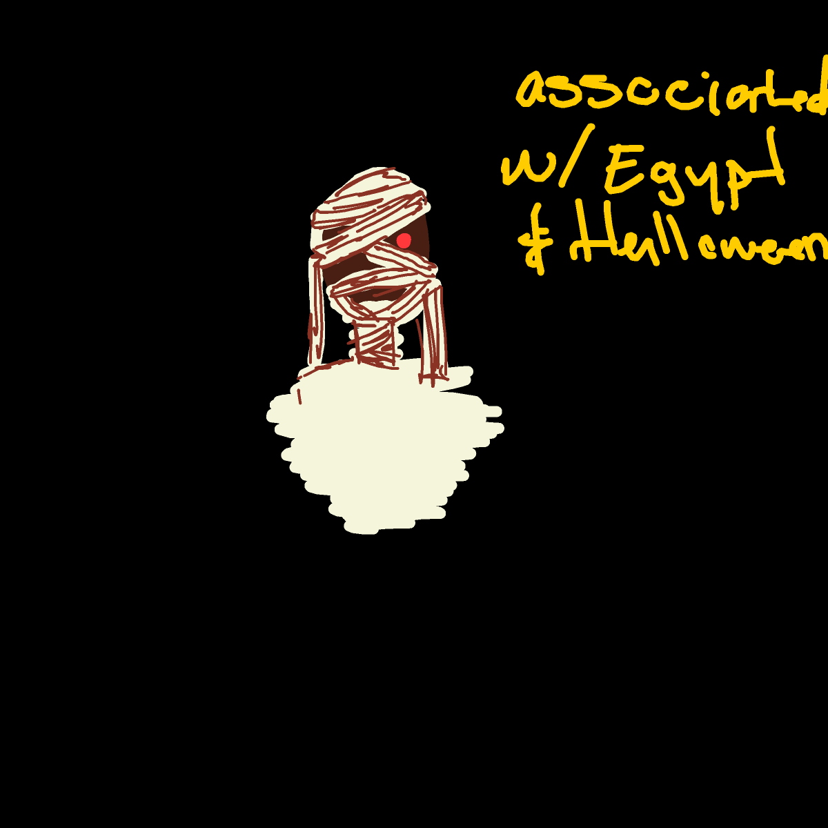 Mummy drawing by sage-brush-smith