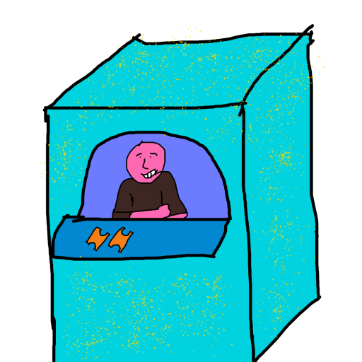 Ticket Booth drawing by johnny boy