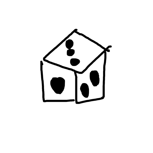 Dice drawing by alexis