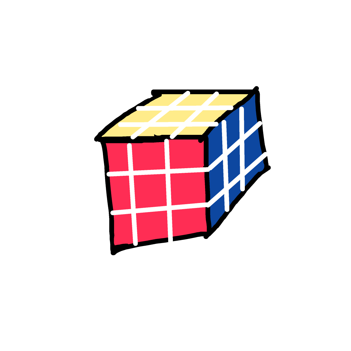 Cube drawing by sea-omega-pro