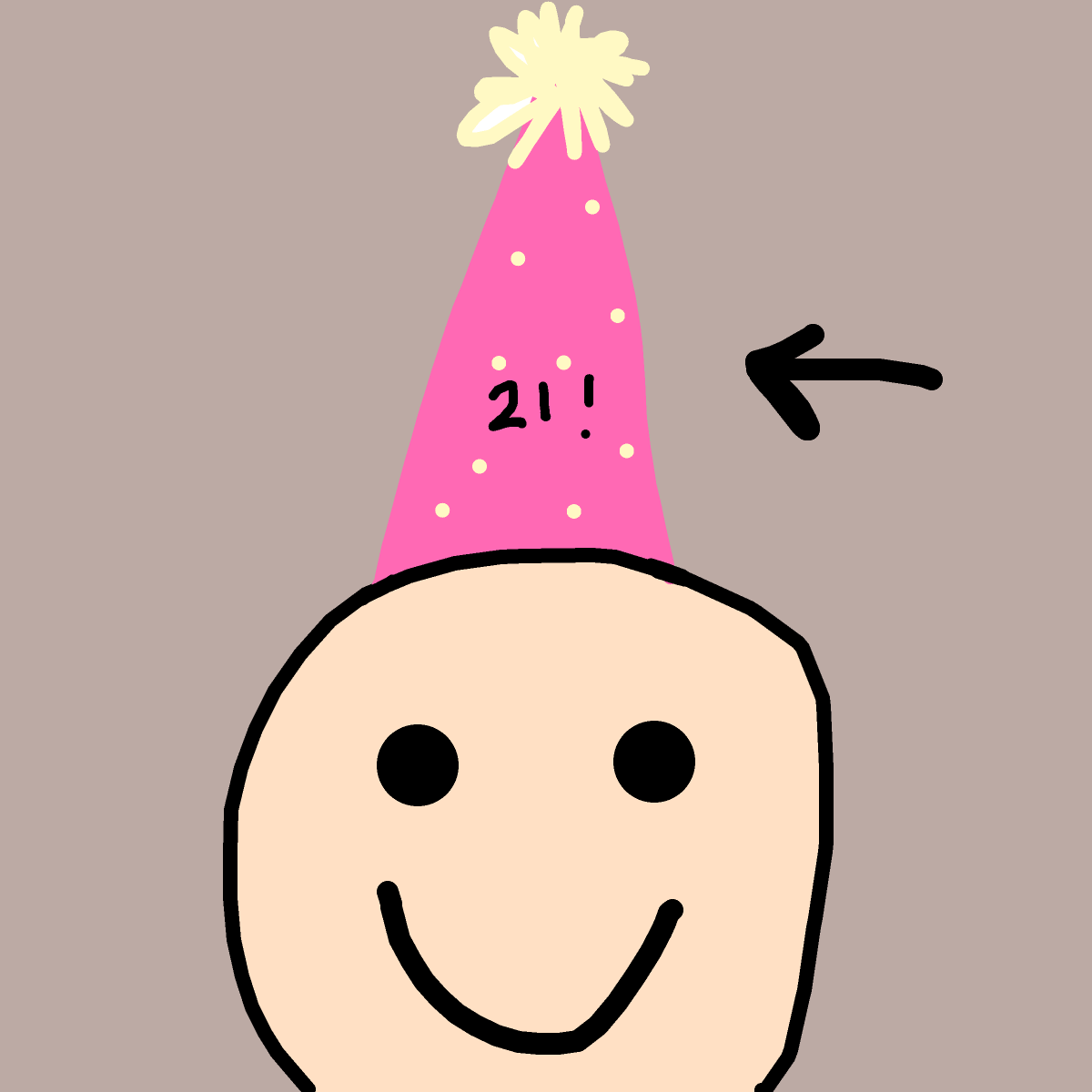 Party Hat drawing by ms lady