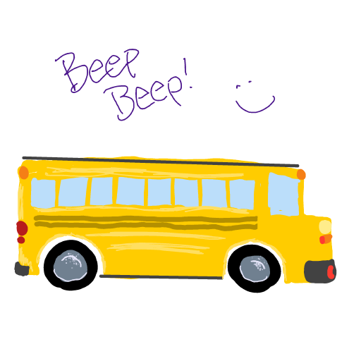 School Bus drawing by clear-beta-site