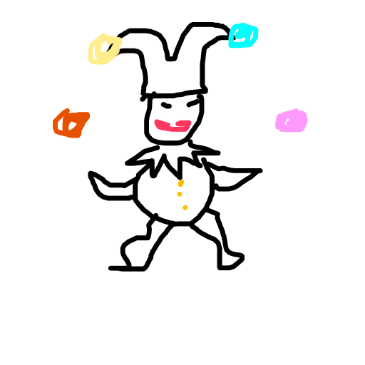 Clown drawing by honey crisp