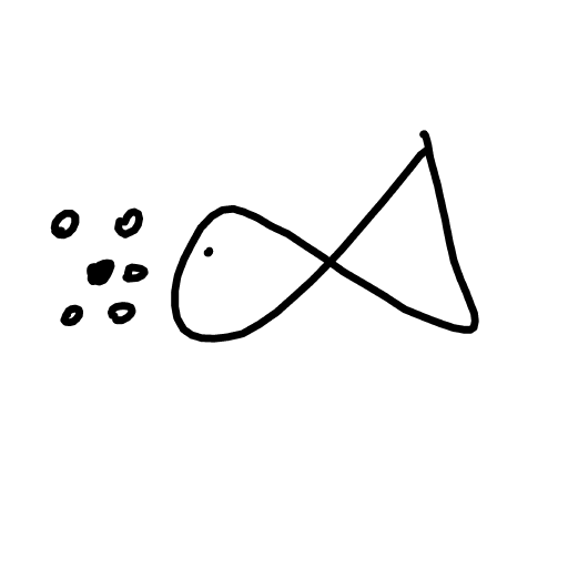 Fish drawing by calm-solid-data