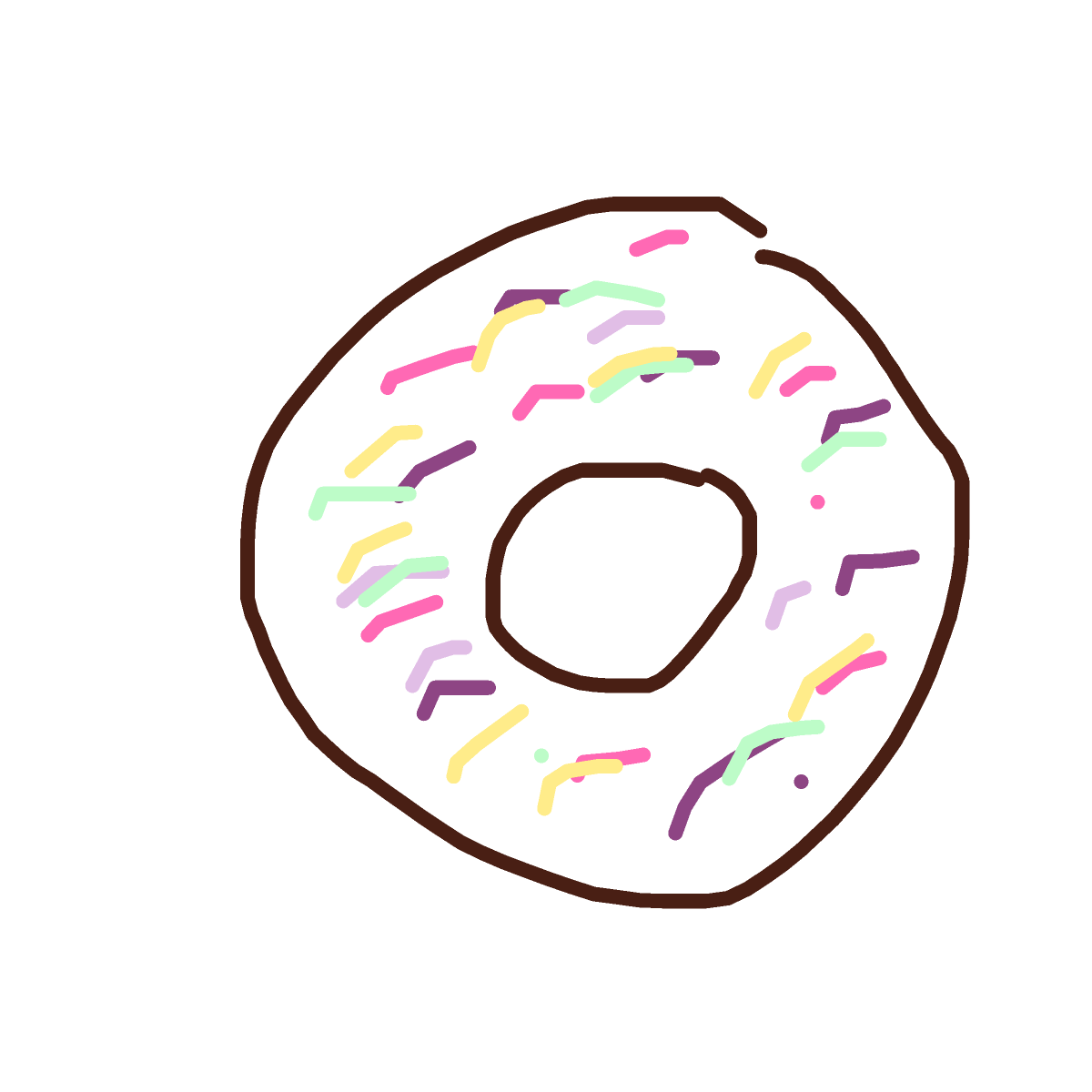 Donut drawing by jester