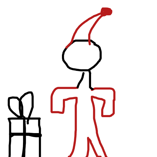 Santa drawing by bia