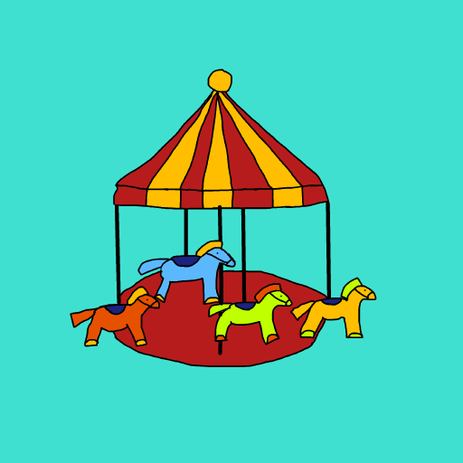 Carousel drawing by krissywissy