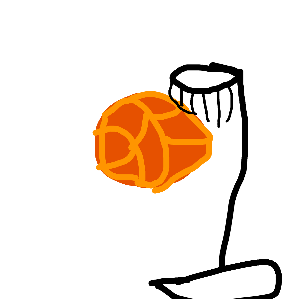 Basketball drawing by soft-rare-pro