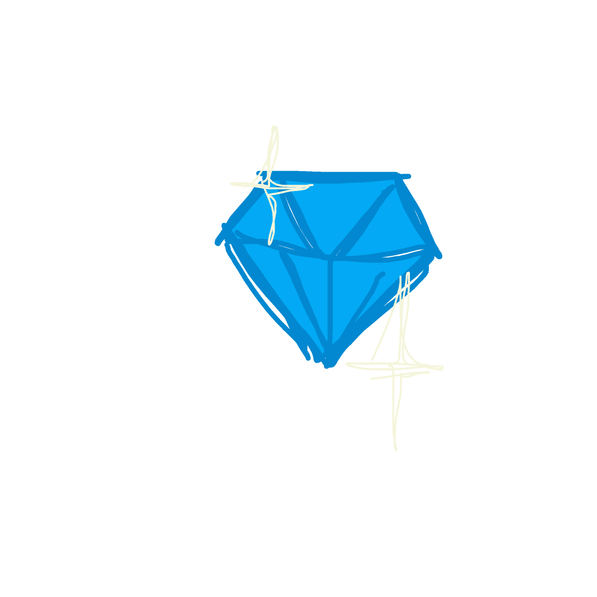 Diamond drawing by audrey