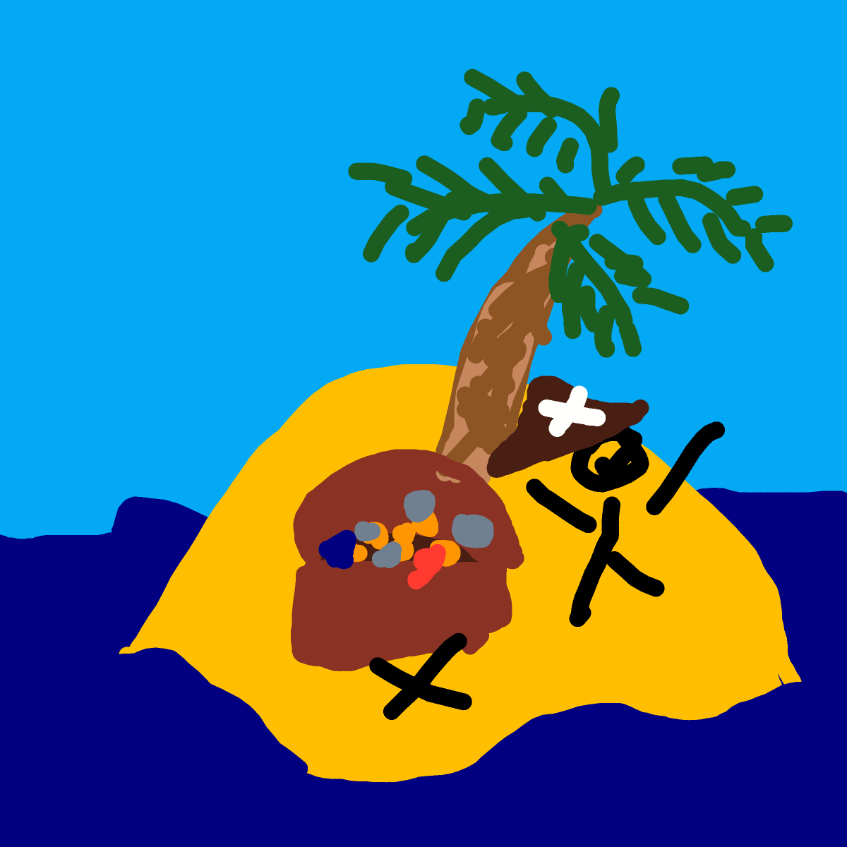 Treasure drawing by clay-mega-force