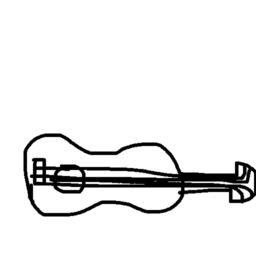 Guitar drawing by mikestam195