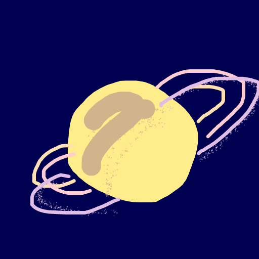 Saturn drawing by tirza
