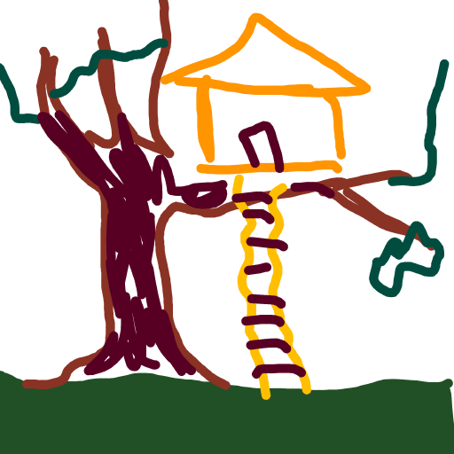 Treehouse drawing by mjolnirbear