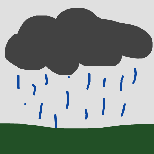 Rain drawing by paradutchman