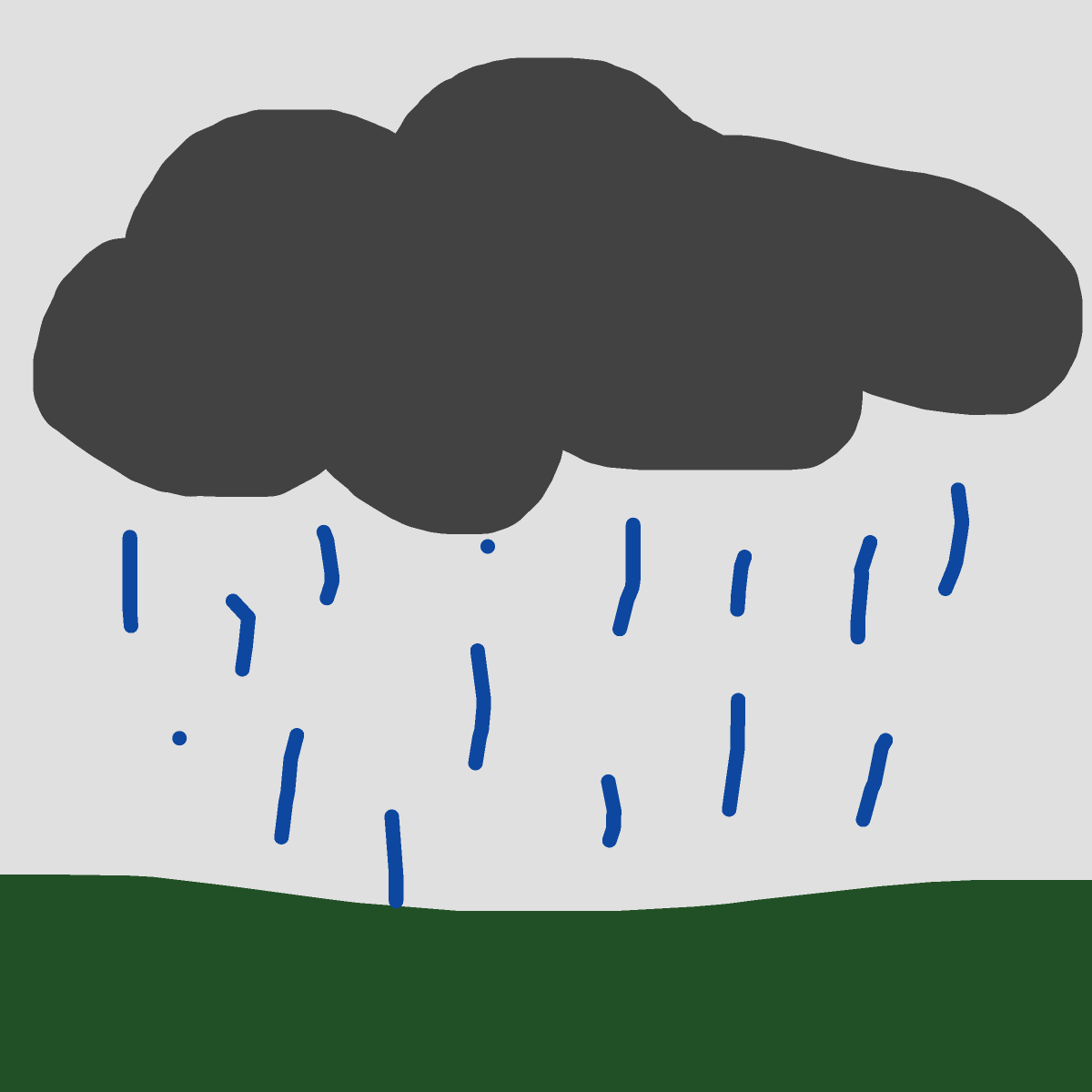 Rain drawing by paradutchman