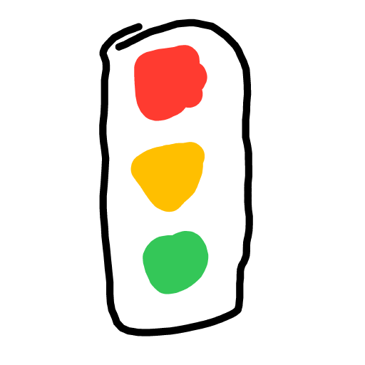 Stoplight drawing by Bri3