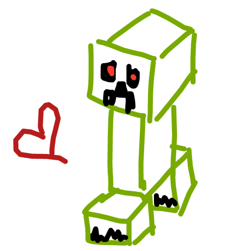Creeper drawing by noidea