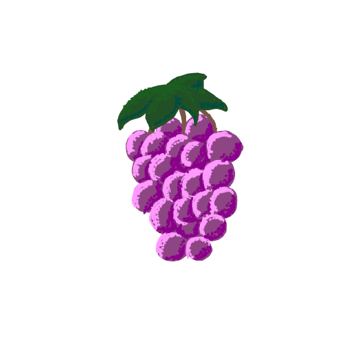 Grapes drawing by nice-clay-craft