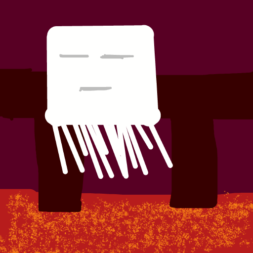Ghast drawing by iron