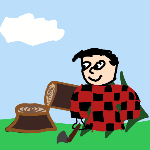 Lumberjack drawing by ismael