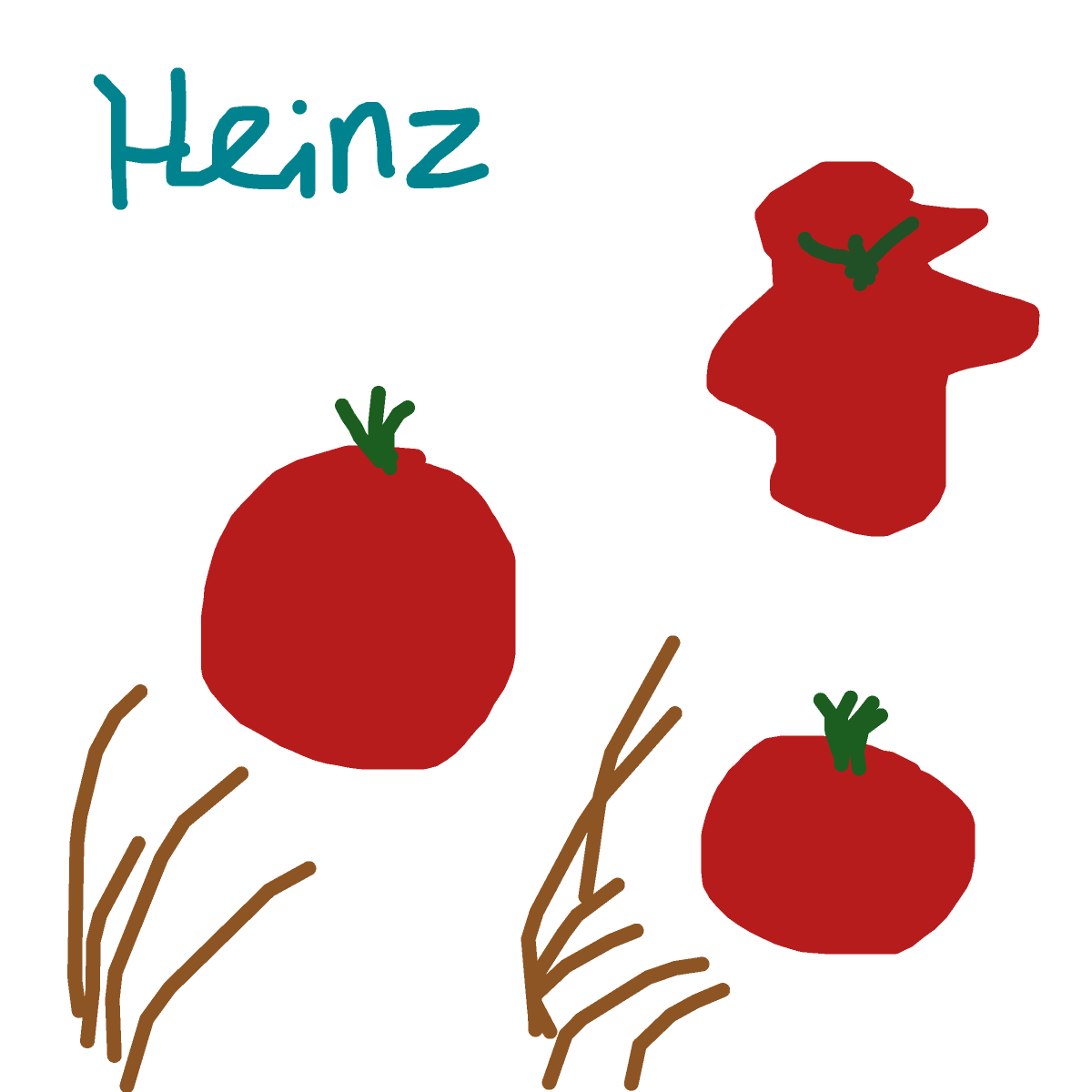Tomatina drawing by tirza