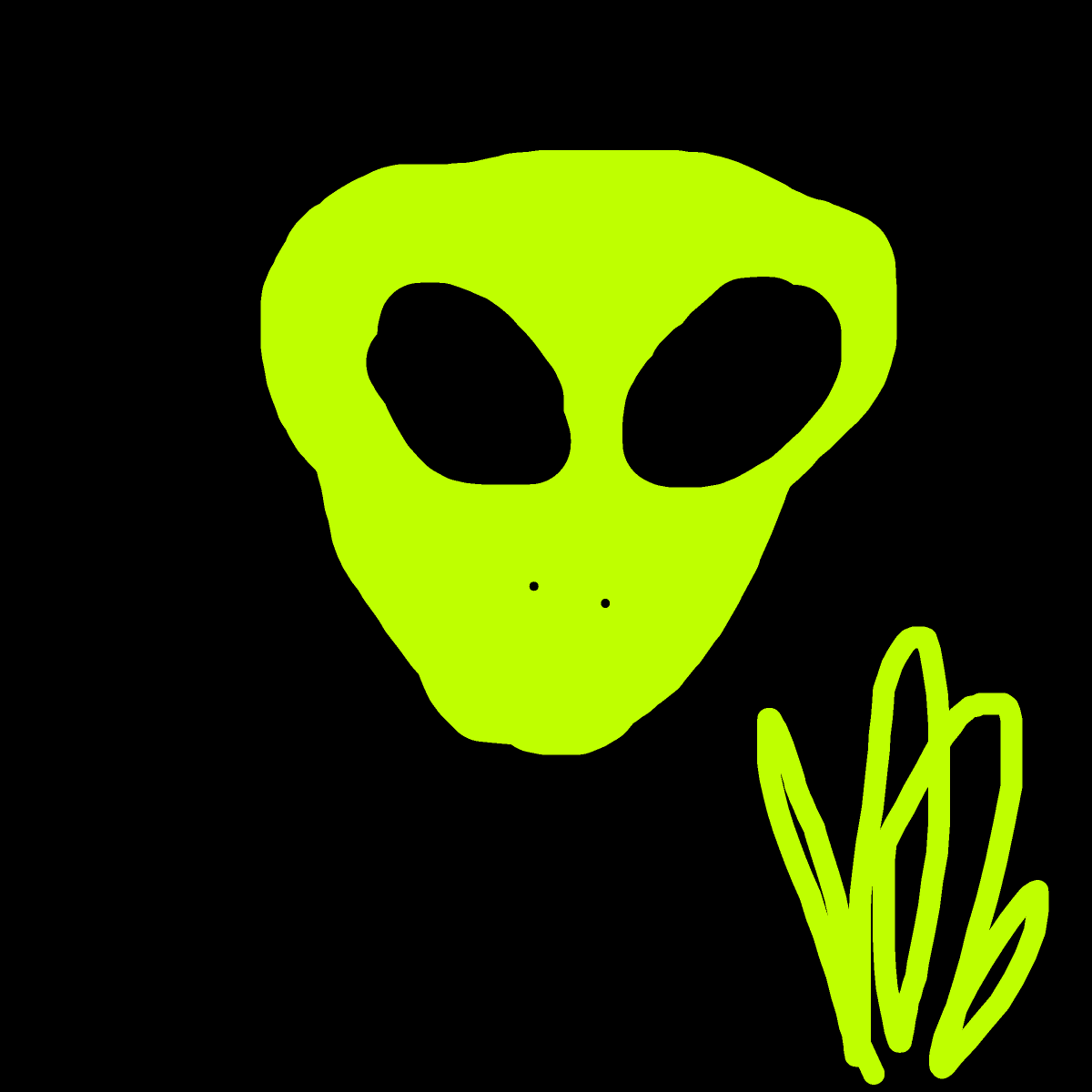 Alien drawing by nice-draw-designer