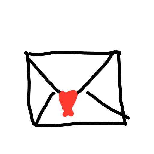 Envelope drawing by Bri3