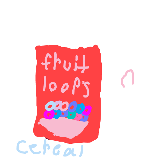 Cereal drawing by solar-paint-voice