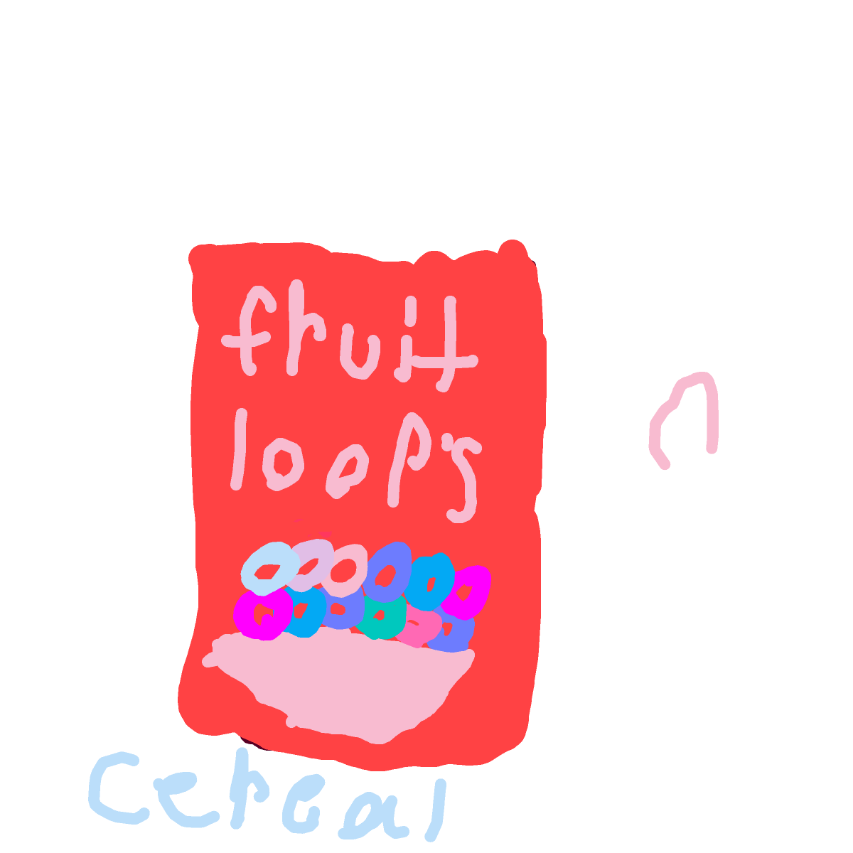 Cereal drawing by solar-paint-voice