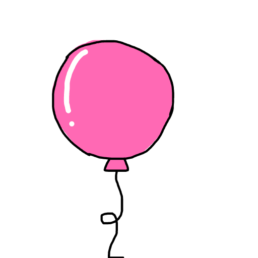 Balloon drawing by spleenonlean
