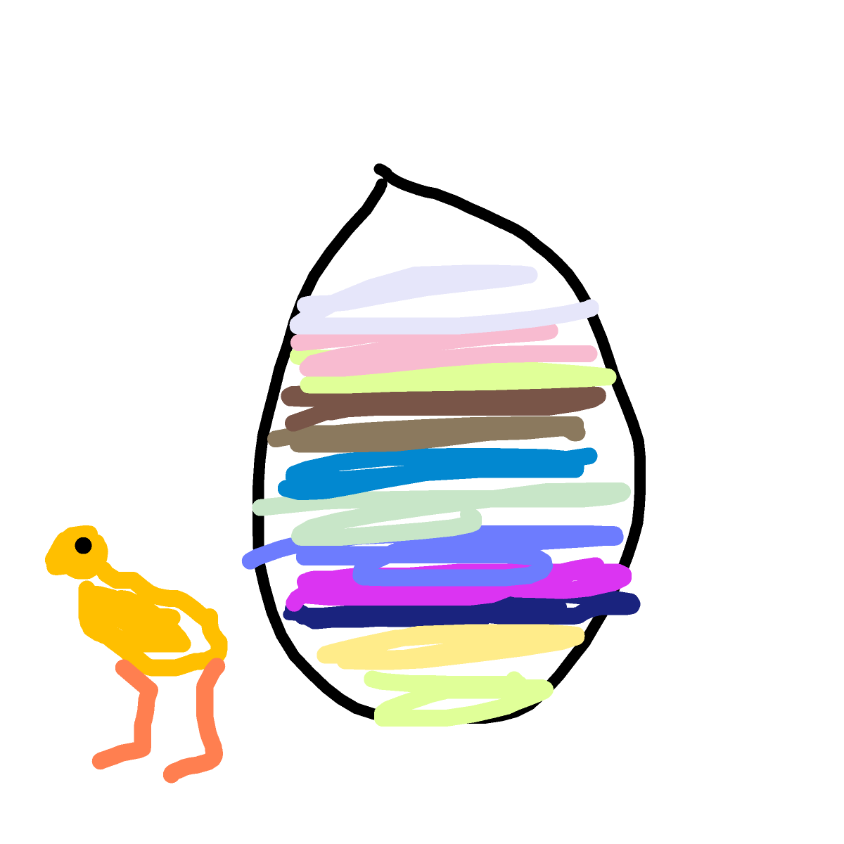 Easter Egg drawing by martinilopez