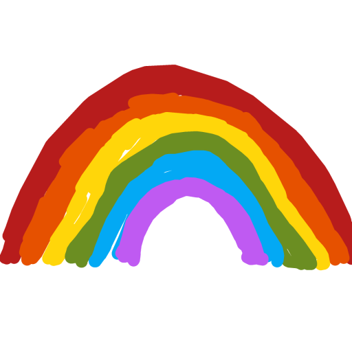 Rainbow drawing by queen