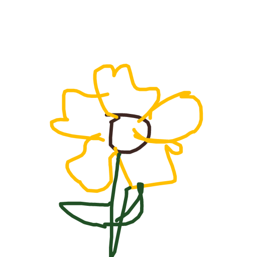 Sunflower drawing by hard-free-pride