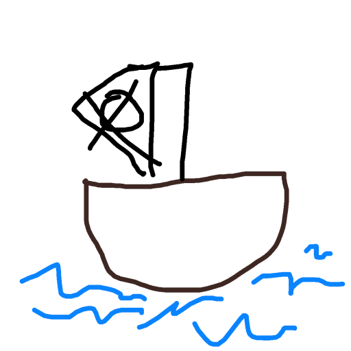 Pirate Ship drawing by brave-super-bliss