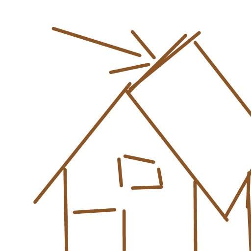 Rooftop drawing by coal-mild-peace