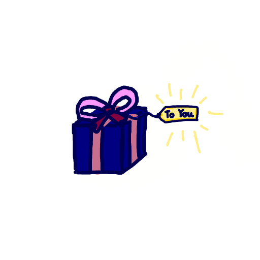 Gift Tag drawing by doublem