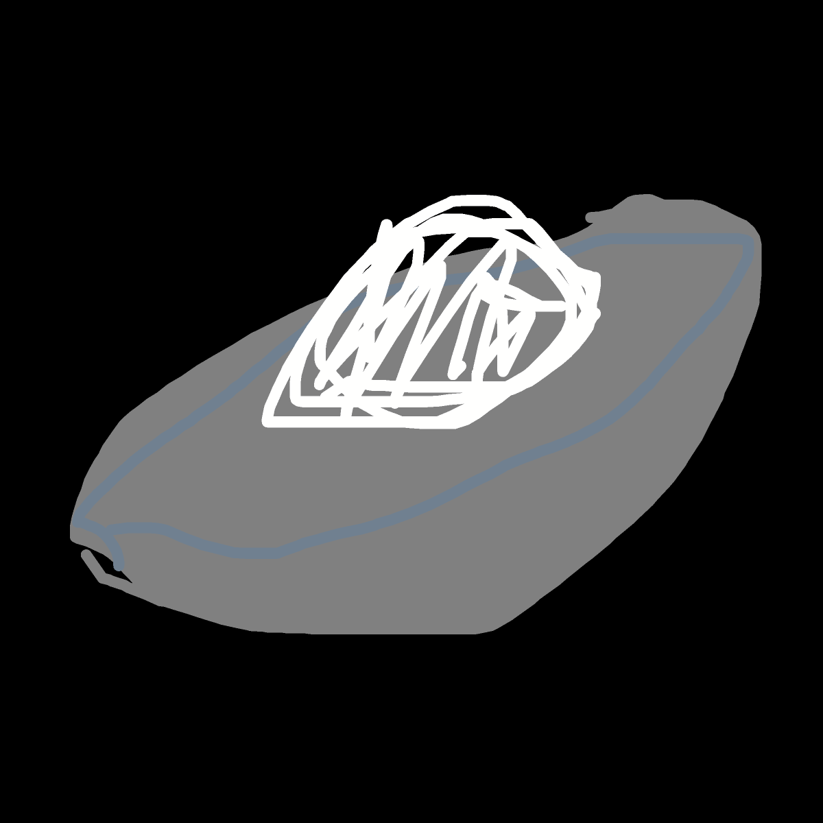UFO drawing by bones