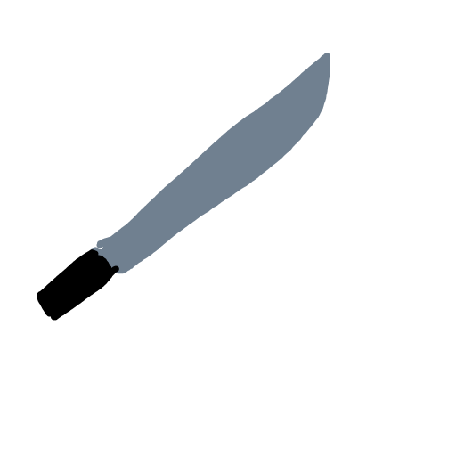 Knife drawing by bia