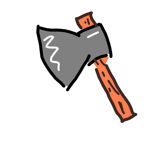 Axe drawing by Juliezzz