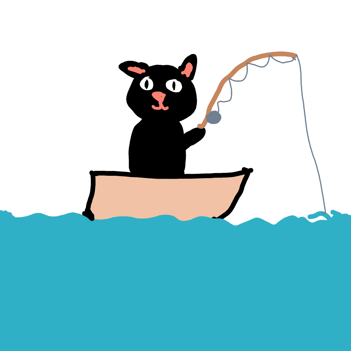 Fisherman drawing by Guardianoflives