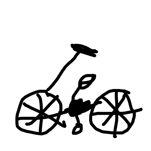Bicycle drawing by solar-deep-valor