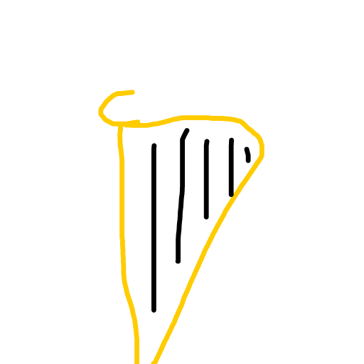 Harp drawing by bia